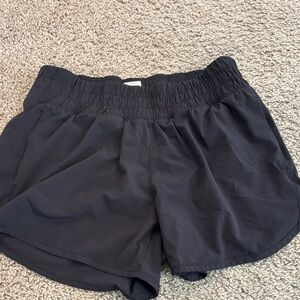 Women's Black Athletic Shorts